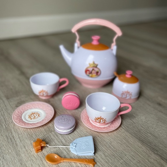 Disney Other - Disney Pink & White Princess Tea Set Playset